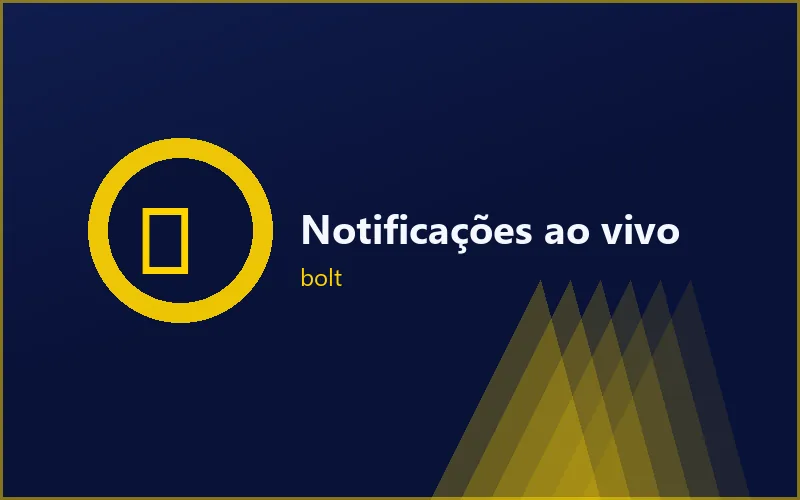Capa fotorrealista do jogo Notificações ao vivo (Gols, escanteios e cash out) — análise no cassino Estrela Bet Brasil 2026
