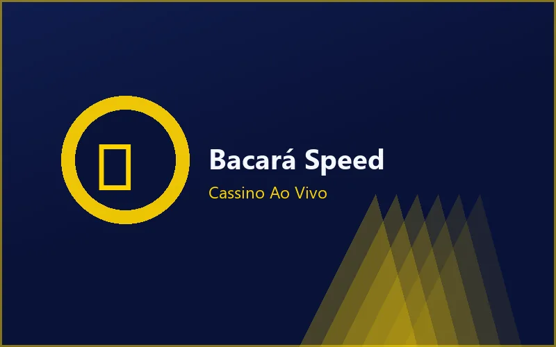 Capa fotorrealista do jogo Bacará Speed (Pragmatic Live) — análise no cassino Estrela Bet Brasil 2026