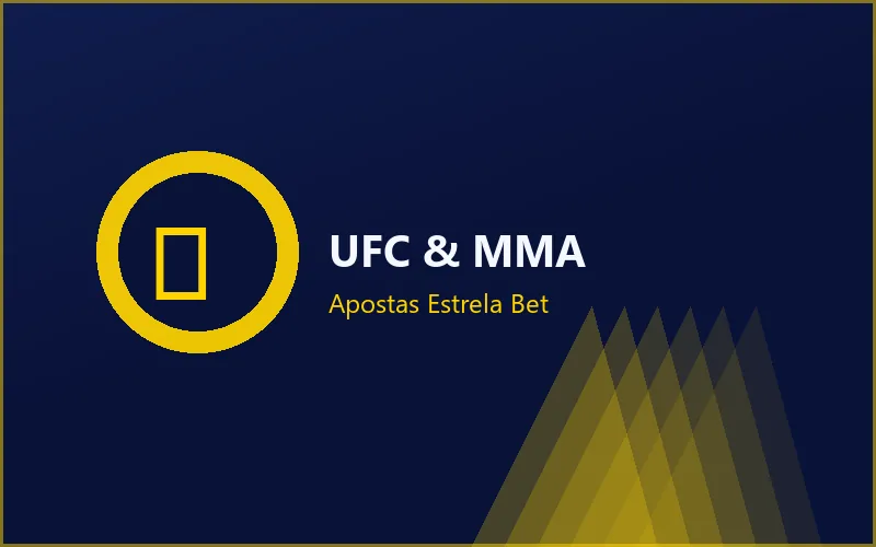 Capa fotorrealista do jogo UFC & MMA (UFC, Bellator, ONE, KSW) — análise no cassino Estrela Bet Brasil 2026